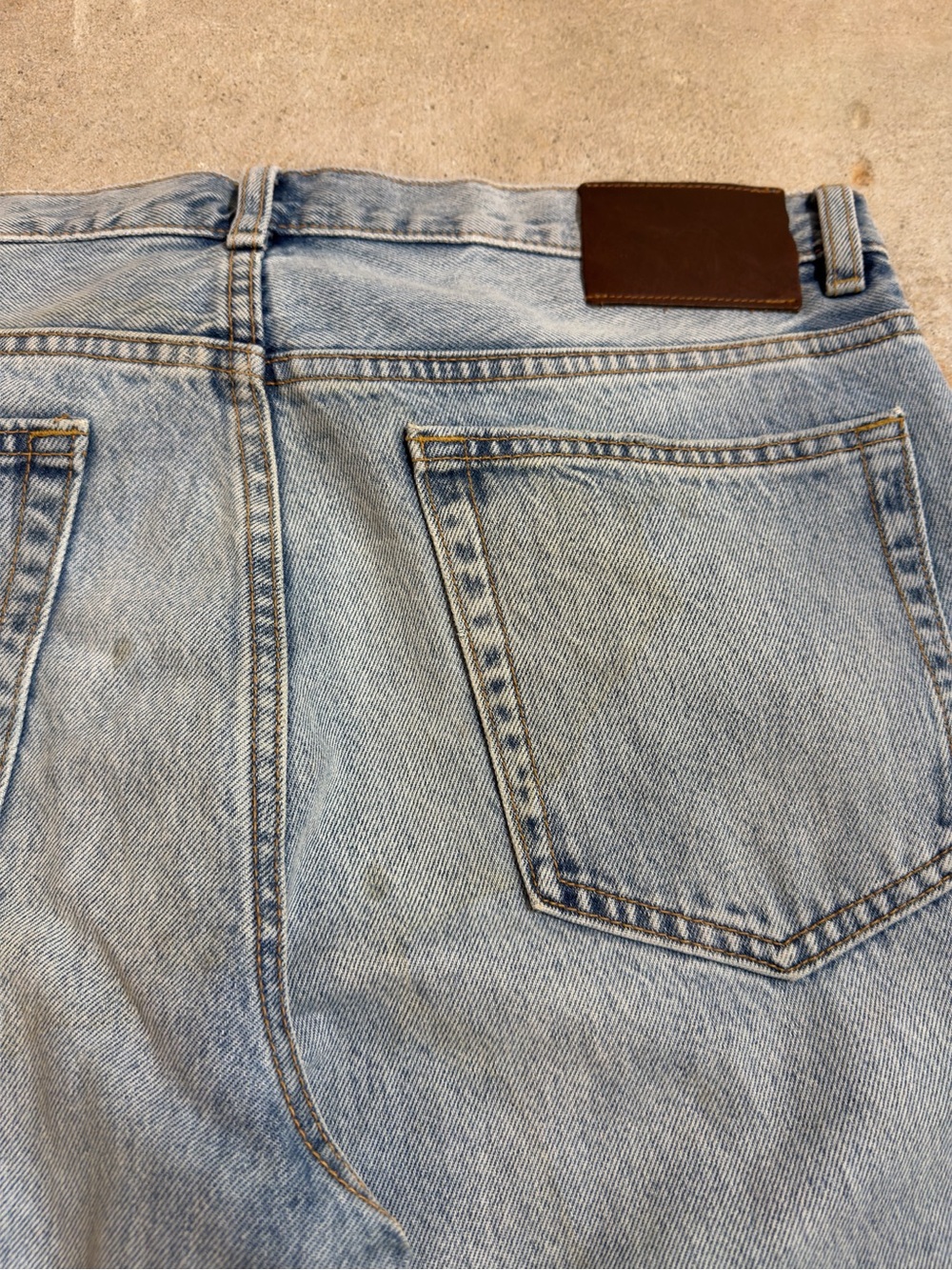 Zara Europe Market Reworked Repaired Jeans - Picture 6 of 7
